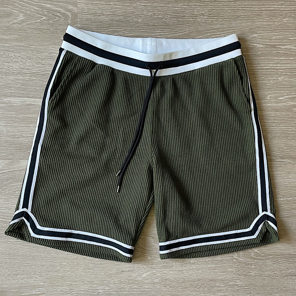 NWT john Elliott Made in USA Corduroy Short Large